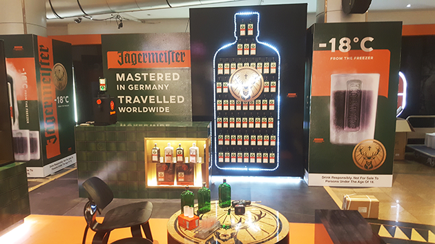 Jaegermeister -outside shop main display